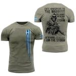 Greek Flag 3D Printed Men's Summer T-Shirt