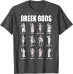 Greek Gods Mythology Cotton T-Shirt for Everyone