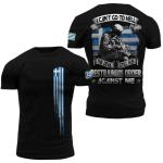 Greek Flag 3D Printed Men's Summer T-Shirt