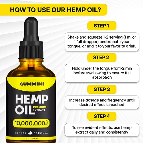 GummiMi Organic CBD Oil Drops, 10,000,000 mg