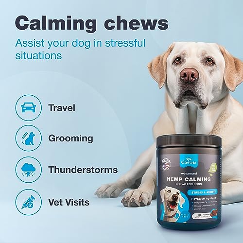 Calming Hemp Chews for Dogs – 180 Duck Treats