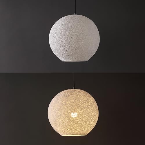 Lacey Woven Globe LED Pendant Light