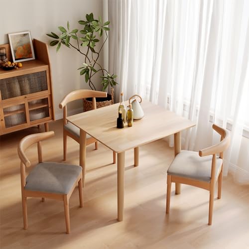 28" Minimalist Wooden Dining Table for 2-4