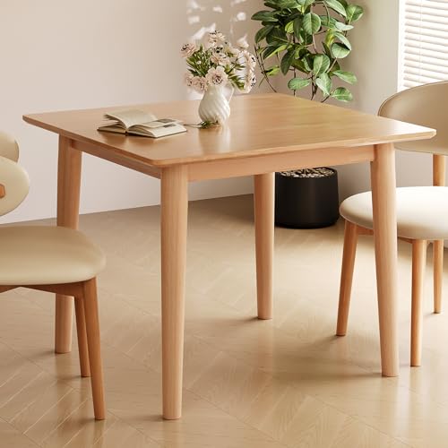 28" Minimalist Wooden Dining Table for 2-4