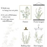 Botanical Boho Wall Art Prints Set of 4