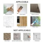 Waterproof Pine Tree Wall Decal with Gold Touch