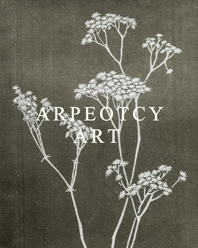 Botanical Wall Art Print with Vintage Frame