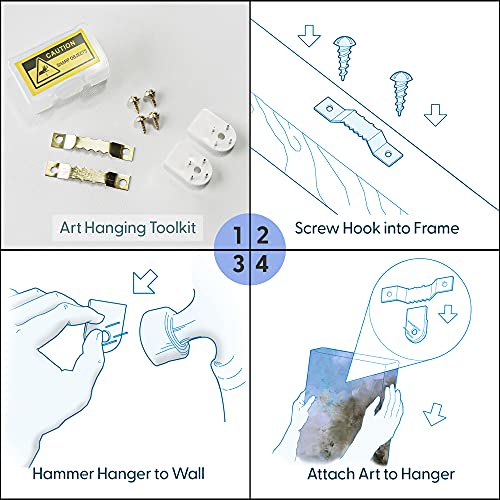 Nordic-Inspired Framed Canvas Print - 16"x24