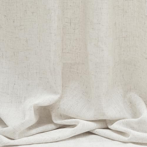 Natural Linen Curtains for Nordic Living Rooms