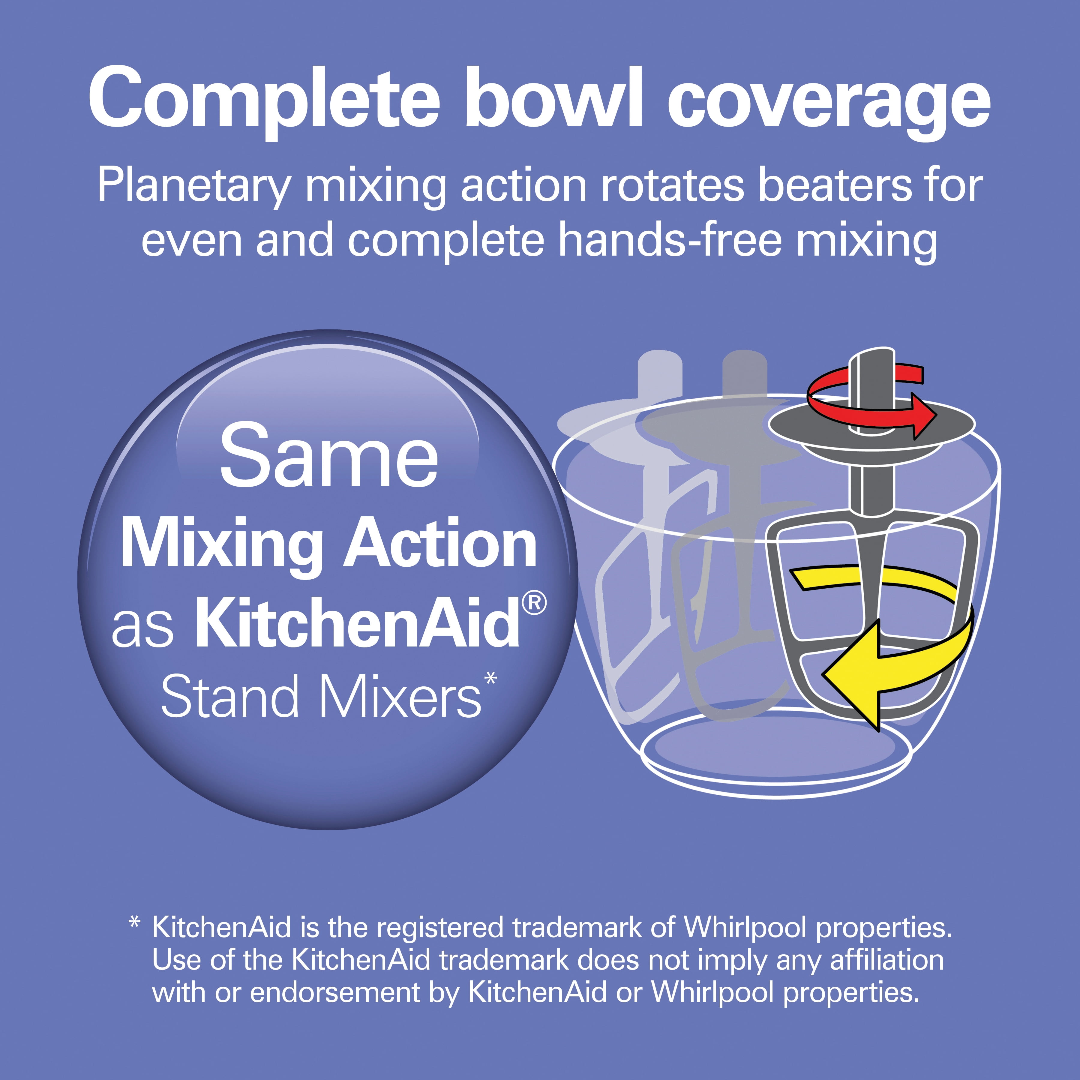 Hamilton Beach 7-Speed Electric Stand Mixer, Silver