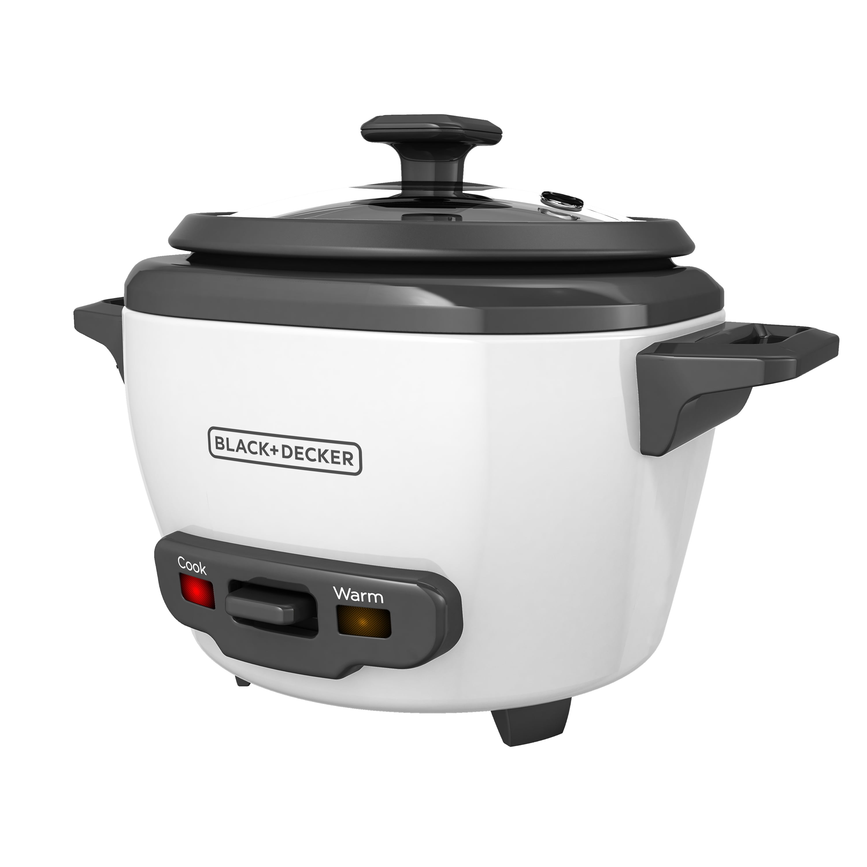 3-Cup Electric Rice Cooker with Keep-Warm Feature