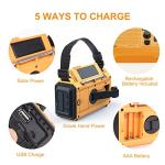 Raynic Solar Hand Crank NOAA Weather Radio