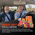 Car Emergency Safety Kit with Air Compressor and More