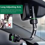360° Rotating Rearview Mirror Phone Mount Holder