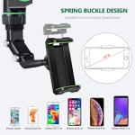 360° Rotating Rearview Mirror Phone Mount Holder