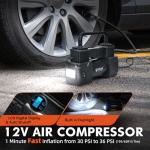 Complete Car Emergency Kit with Air Compressor