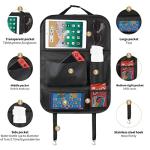 Car Backseat Organizer with Tablet Holder and Tray