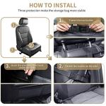 Car Backseat Organizer with Tablet Holder and Tray