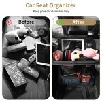 Car Backseat Organizer with Tablet Holder and Tray