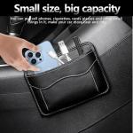 Car Side Pocket Organizer - Mini Leather Storage Bag