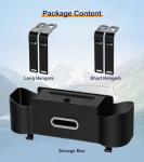 3-in-1 Car Organizer with Cup Holders & Hooks