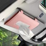 Pink Car Visor Tissue Dispenser and Mask Holder