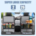 Car Backseat Organizer with Tablet Holder & Tray