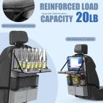 Car Backseat Organizer with Tablet Holder & Tray