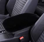 6pcs Soft Faux Wool Steering Wheel and Seat Covers