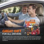 Complete Car Emergency Kit with Air Compressor