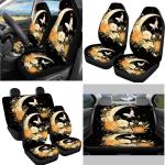 Moon Butterfly Flower Car Seat Cover Set