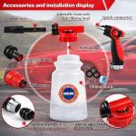 56-Piece Car Wash Cleaning Kit with Foam Gun