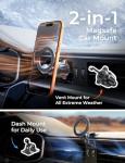 LISEN MagSafe Car Phone Mount with Ultra Magnets