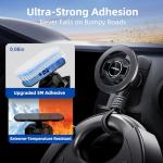 MagSafe Sticky Dashboard Phone Mount with Strong Magnets