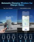 Fast Wireless Car Charger and Phone Mount