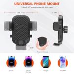 2-in-1 Car Cup Holder Phone Mount