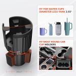 2-in-1 Car Cup Holder Phone Mount