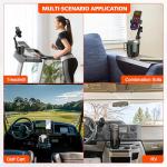 2-in-1 Car Cup Holder Phone Mount