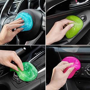 4-Pack Car Cleaning Gels for Interior Detailing