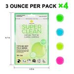 4-Pack Car Cleaning Gels for Interior Detailing