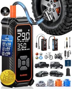 OlarHike Cordless Tire Inflator with LED Gauge
