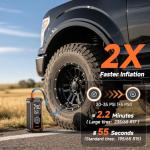 OlarHike Cordless Tire Inflator with LED Gauge