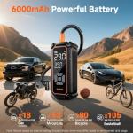 OlarHike Cordless Tire Inflator with LED Gauge