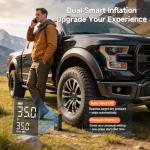 OlarHike Cordless Tire Inflator with LED Gauge