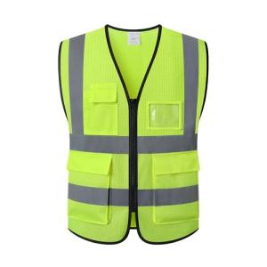 High Visibility Reflective Safety Vest with Pockets