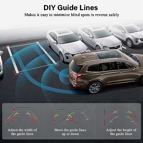 AMTIFO A23 7-Inch 2K Truck Backup Camera