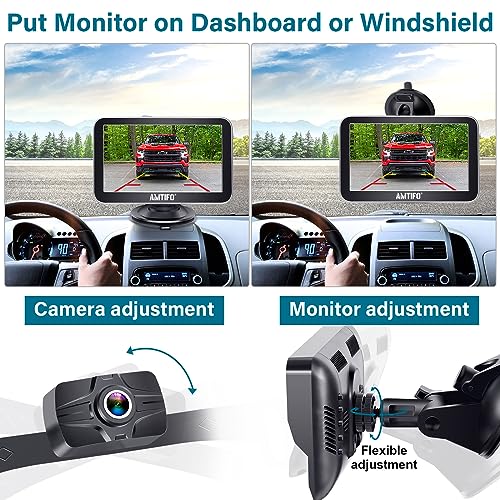 AMTIFO A23 7-Inch 2K Truck Backup Camera