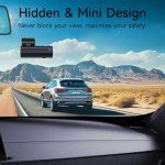 VEEMENT Mini Dash Cam 2.5K with WiFi and Night Vision