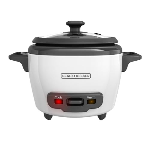 3-Cup Electric Rice Cooker with Warm Function