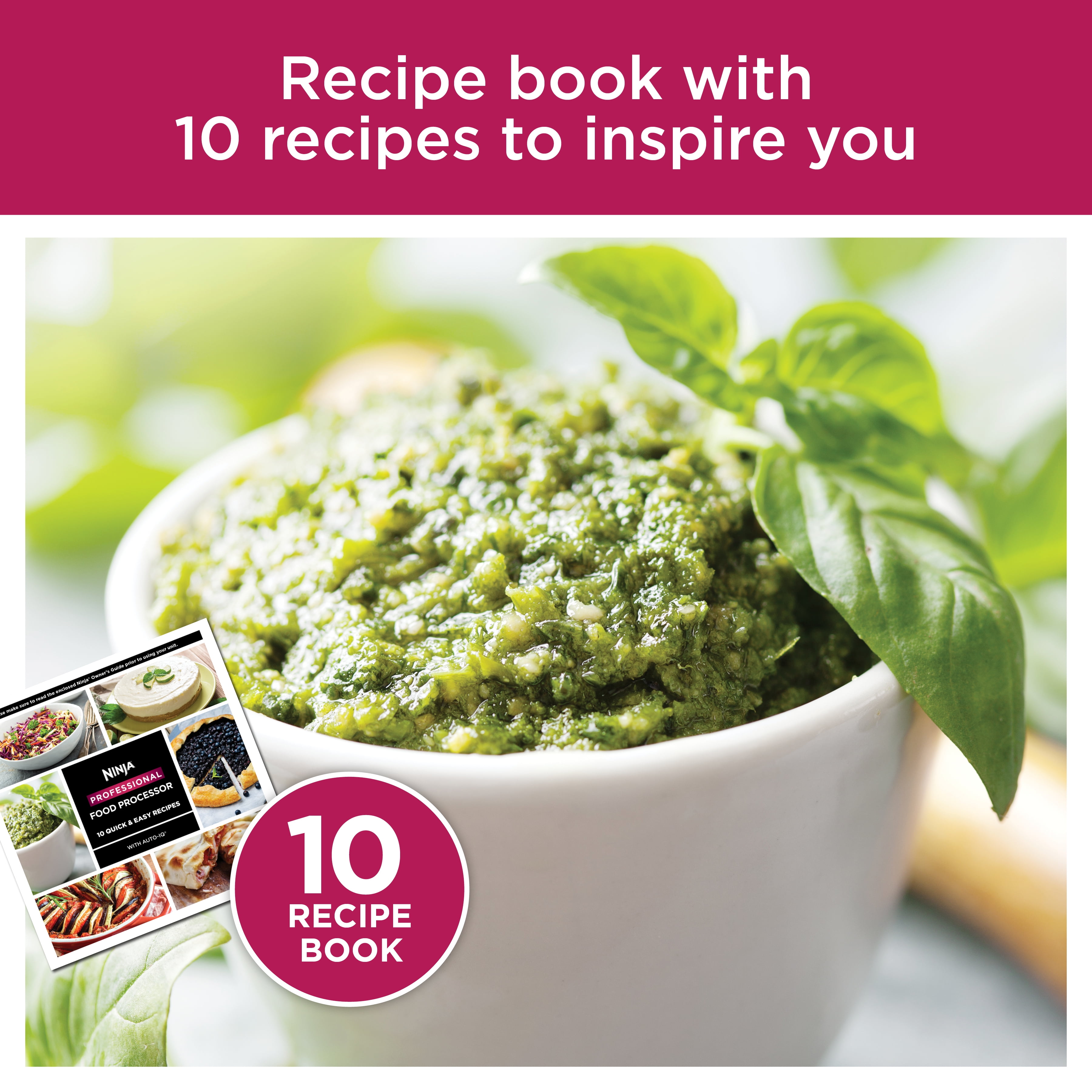 Ninja 9-Cup Food Processor with Auto-iQ 850 Watts